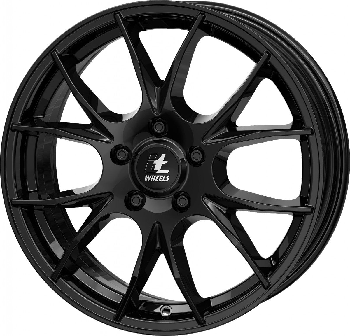 itWheels Kira gloss black Alufelge 7.5x18 Zoll ET50 LK 5x114.3 ML74.1 – Bild 7