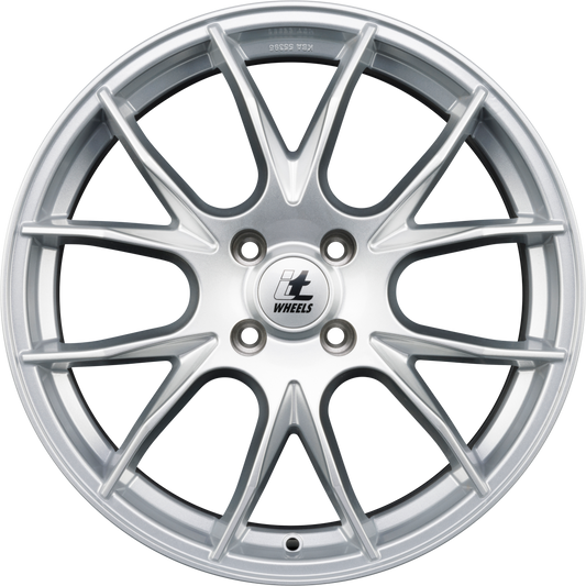 itWheels Kira Glanzsilber Alufelge 7x17 Zoll ET40 LK 4x100 ML63.3