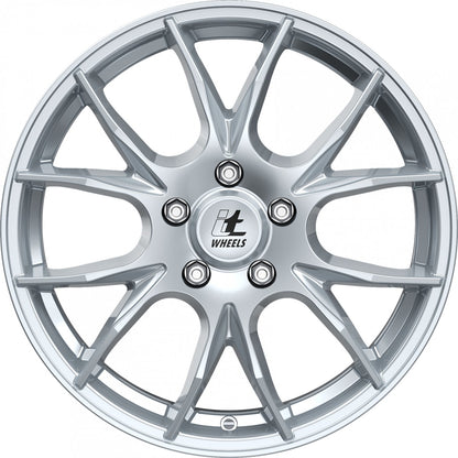 itWheels Kira gloss silver Alufelge 7x17 Zoll ET38 LK 5x100 ML57.1 – Bild 2