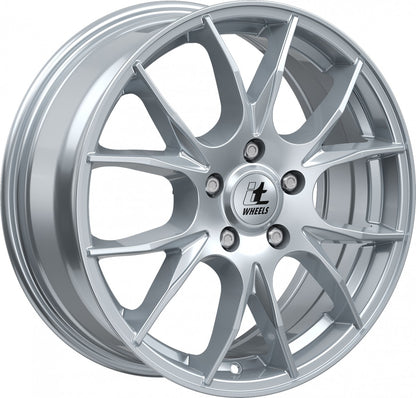 itWheels Kira gloss silver Alufelge 7x17 Zoll ET38 LK 5x100 ML57.1 – Bild 3
