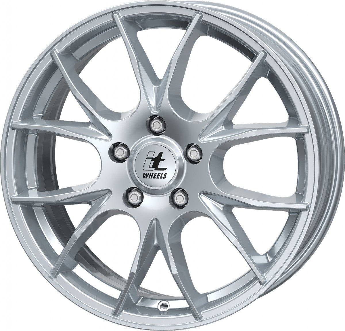 itWheels Kira gloss silver Alufelge 7x17 Zoll ET38 LK 5x100 ML57.1 – Bild 7