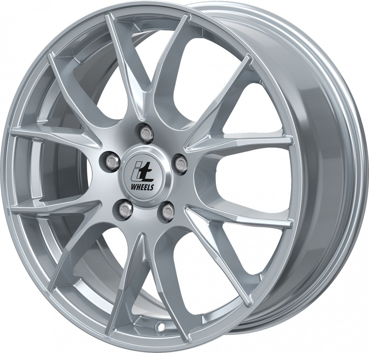 itWheels Kira gloss silver Alufelge 7x17 Zoll ET45 LK 5x114.3 ML74.1 – Bild 8