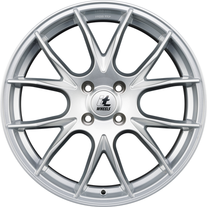 itWheels Kira Glanzsilber Alufelge 7.5x18 Zoll ET30 LK 4x108 ML65.1