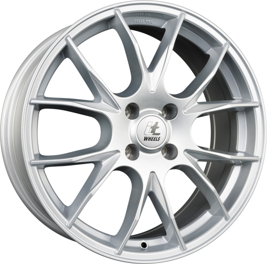 itWheels Kira Glanzsilber Alufelge 7.5x18 Zoll ET30 LK 4x108 ML65.1 – Bild 2