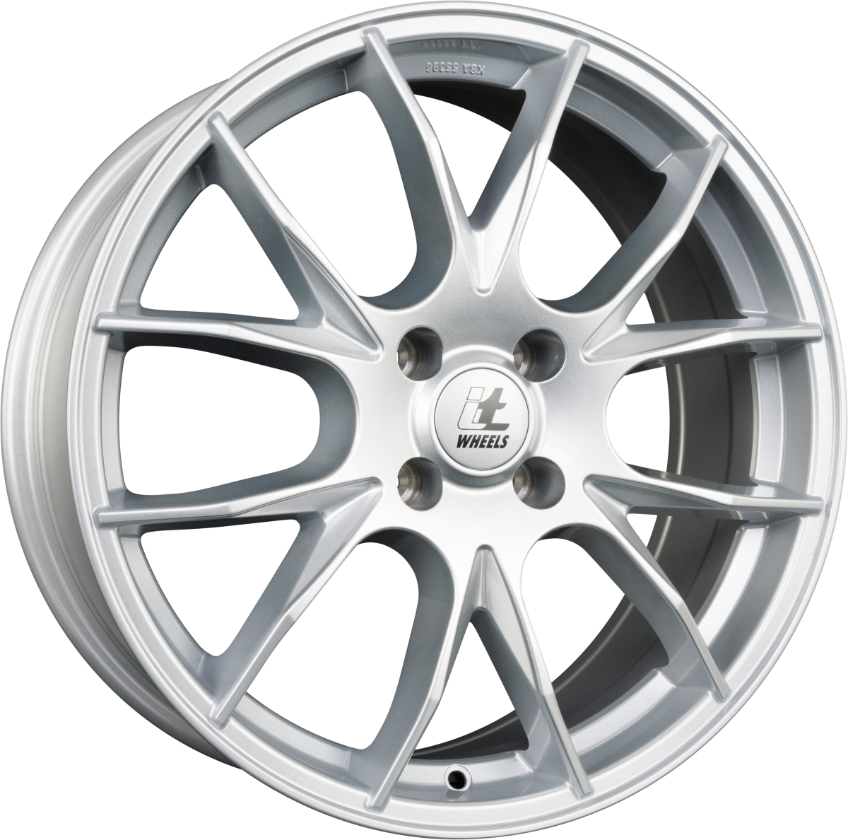 itWheels Kira Glanzsilber Alufelge 7.5x18 Zoll ET30 LK 4x108 ML65.1 – Bild 2