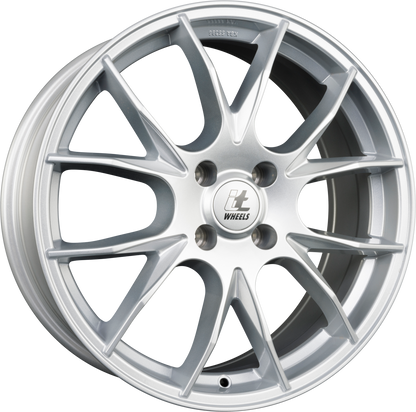 itWheels Kira Glanzsilber Alufelge 7.5x18 Zoll ET30 LK 4x108 ML65.1 – Bild 2