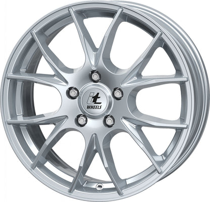itWheels Kira gloss silver Alufelge 8x18 Zoll ET48 LK 5x112 ML57.1 – Bild 7