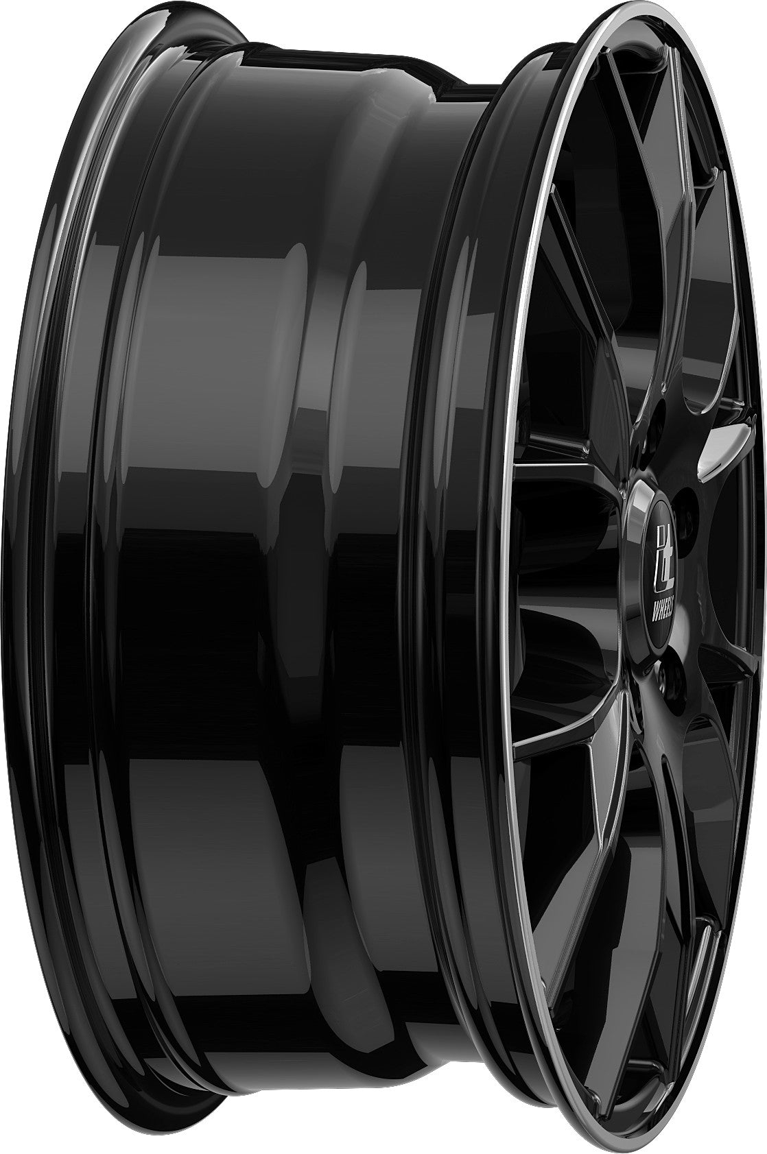 itWheels Kira gloss black polished lip Alufelge 7x17 Zoll ET50 LK 5x114.3 ML67.1 – Bild 6