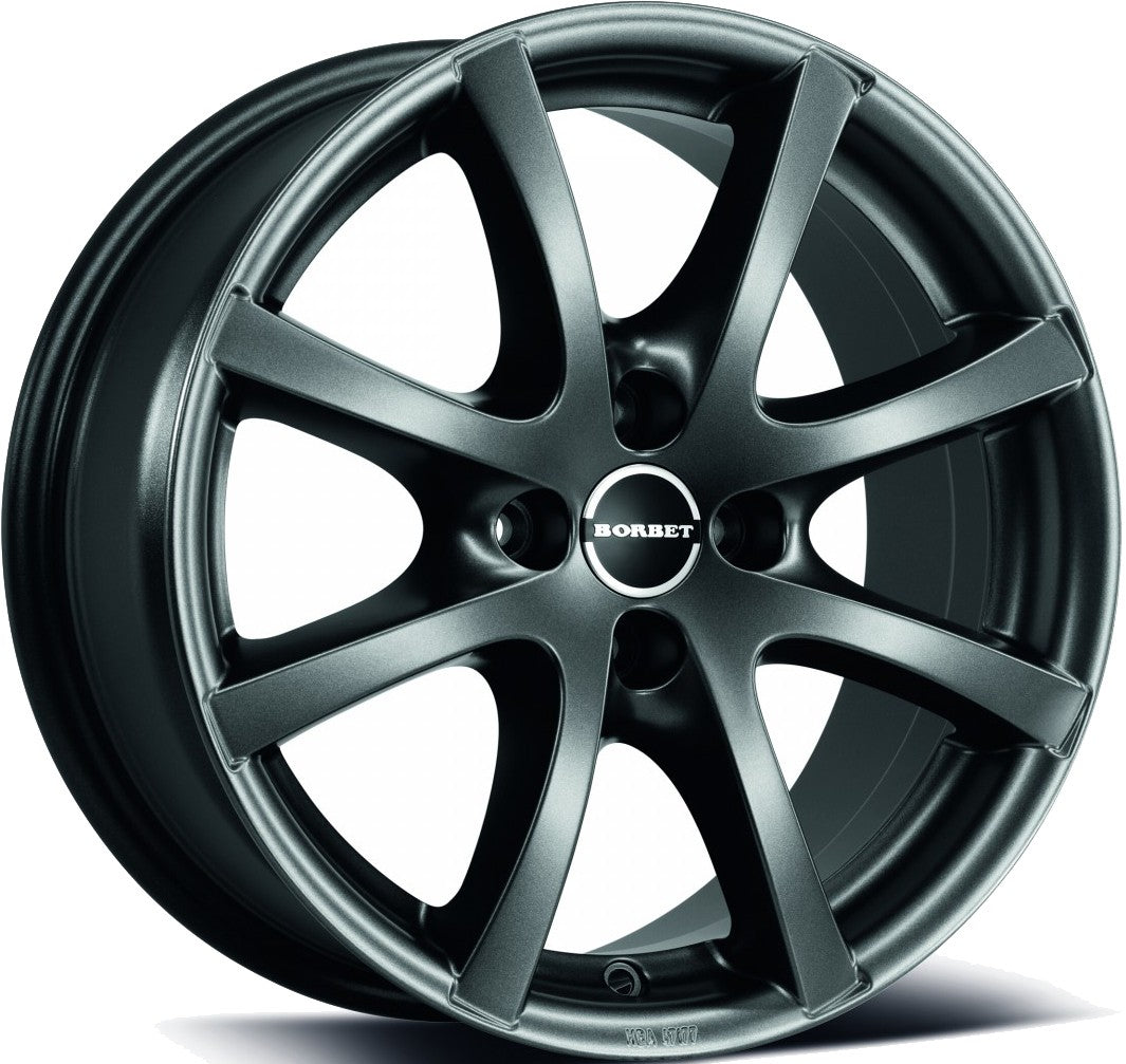 Borbet LV4 mistral anthracite matt 7x17 ET38 - LK4/108 ML72.5