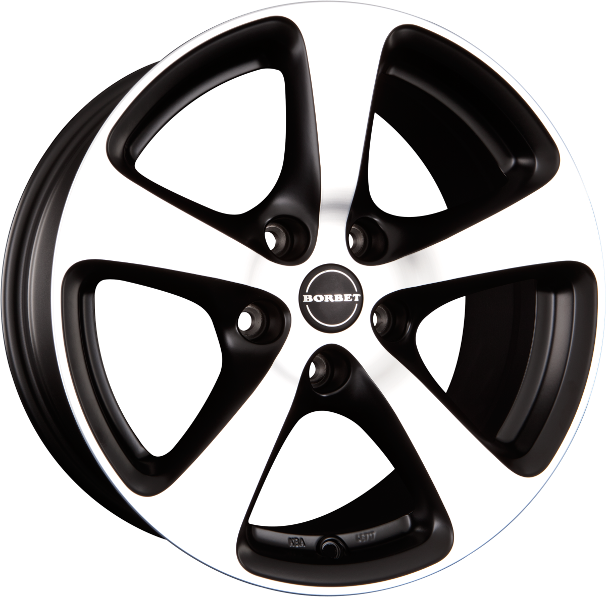 Borbet CC Black Polished Matt Alufelge 8x17 Zoll ET20 LK 5x120 ML72.5 – Bild 2