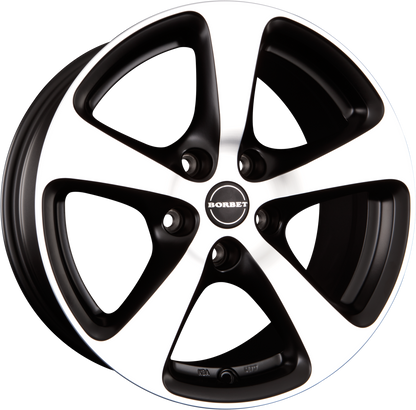 Borbet CC Black Polished Matt Alufelge 8x17 Zoll ET20 LK 5x120 ML72.5 – Bild 2