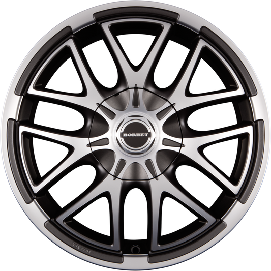 Borbet XA Mistral Anthracite Polished Matt Alufelge 9x20 Zoll ET50 LK 5x120 ML65.1