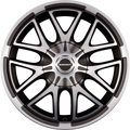 Borbet XA Mistral Anthracite Polished Matt Alufelge 9x20 Zoll ET50 LK 5x120 ML65.1