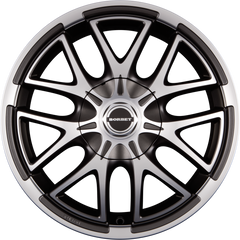Borbet XA Mistral Anthracite Polished Matt Alufelge 9x20 Zoll ET50 LK 5x120 ML65.1