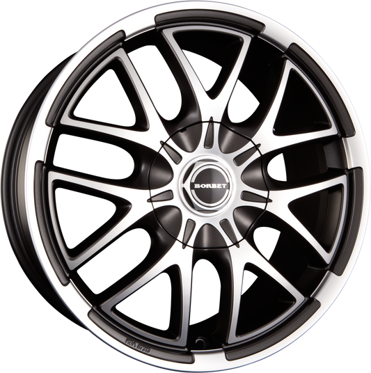 Borbet XA Mistral Anthracite Polished Matt Alufelge 9x20 Zoll ET50 LK 5x120 ML65.1 – Bild 2