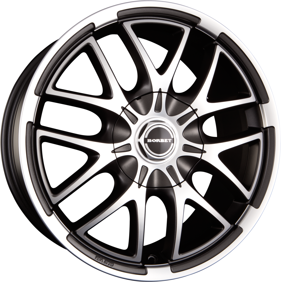 Borbet XA Mistral Anthracite Polished Matt Alufelge 9x20 Zoll ET50 LK 5x120 ML65.1 – Bild 2