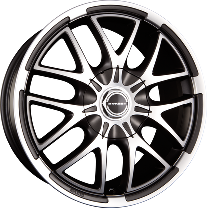 Borbet XA Mistral Anthracite Polished Matt Alufelge 9x20 Zoll ET50 LK 5x120 ML65.1 – Bild 2