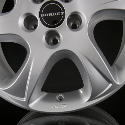Borbet TC Brilliant Silver Alufelge 6x15 Zoll ET40 LK 5x114.3 ML72.5 – Bild 5