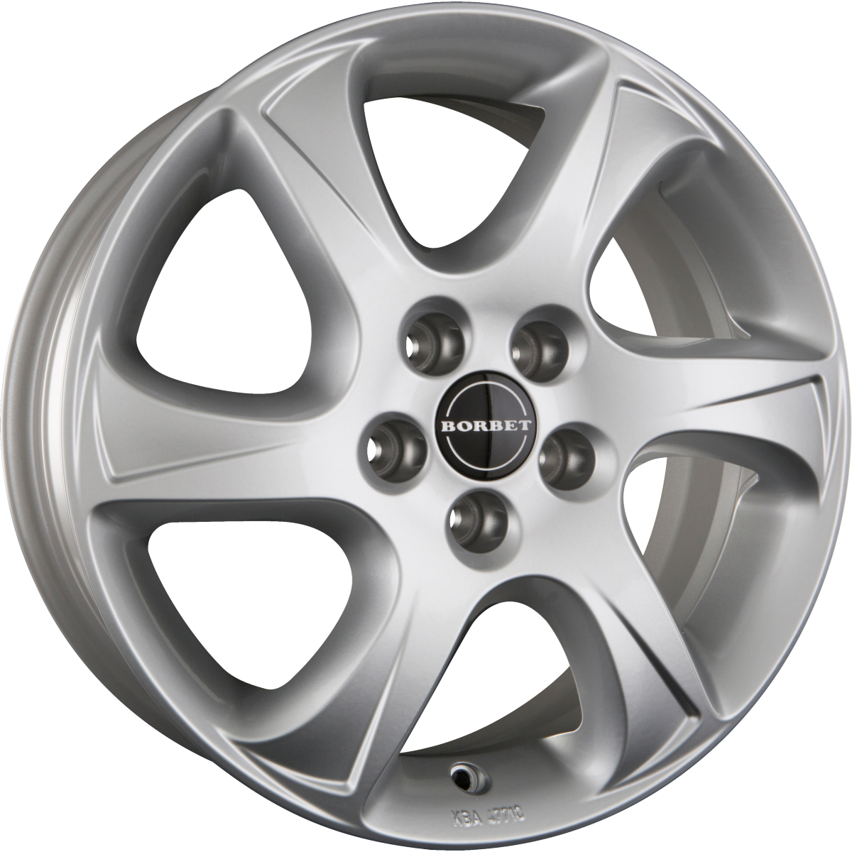 Borbet TC Brilliant Silver Alufelge 6x15 Zoll ET45 LK 5x114.3 ML72.5 – Bild 2