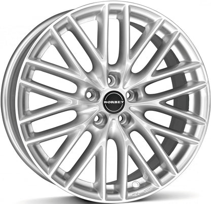 Borbet BS5 brilliant silver 8x18 ET30 - LK5/120 ML72.5
