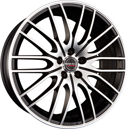 Borbet CW4 Black Polished Matt Alufelge 8x18 Zoll ET40 LK 5x105 ML56.6 – Bild 2