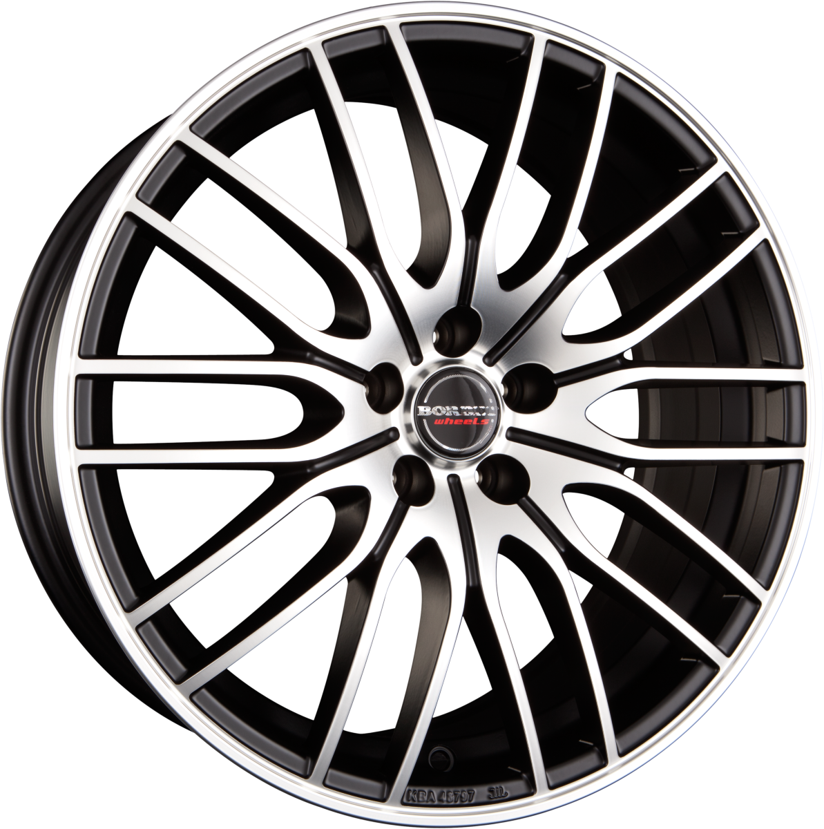 Borbet CW4 Black Polished Matt Alufelge 8x18 Zoll ET40 LK 5x105 ML56.6 – Bild 2