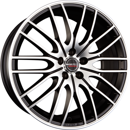 Borbet CW4 Black Polished Matt Alufelge 8x18 Zoll ET40 LK 5x105 ML56.6 – Bild 2