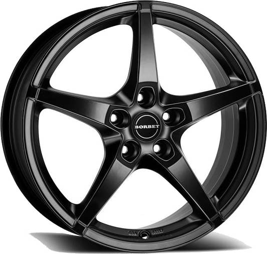 Borbet FS black matt Alufelge 7x16 Zoll ET45 LK 5x114.3 ML72.5