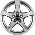 Borbet F Brilliant Silver Alufelge 8x18 Zoll ET45 LK 5x120 ML72.6