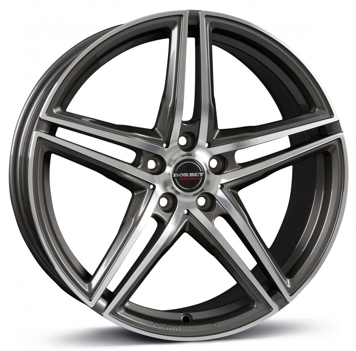 Borbet XRT graphite polished 8x18 ET40 - LK5/112 ML72.5