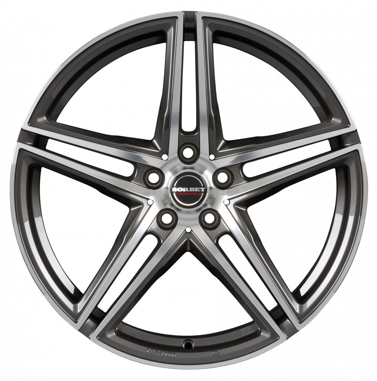 Borbet XRT graphite polished 8x18 ET40 - LK5/112 ML72.5