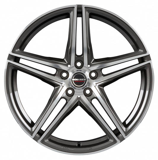 Borbet XRT graphite polished 8x18 ET35 - LK5/114.3 ML72.5