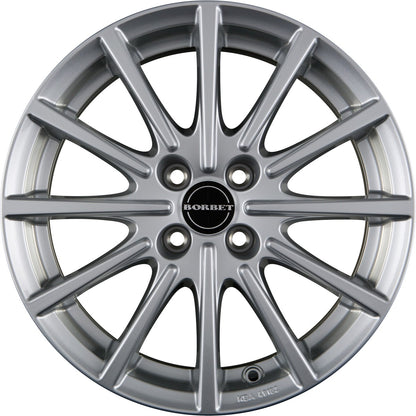 Borbet BL4 brilliant silver Alufelge 7x16 Zoll ET45 LK 4x100 ML64 – Bild 2