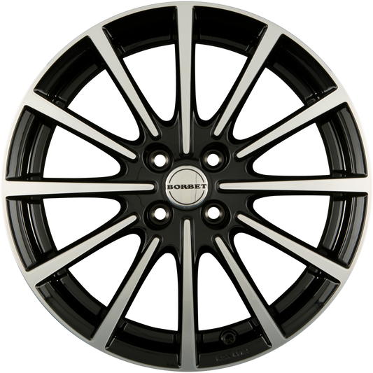 Borbet BL4 Black Polished Glossy Alufelge 7x17 Zoll ET40 LK 4x100 ML64.1