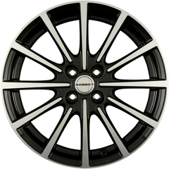 Borbet BL4 Black Polished Glossy Alufelge 7x17 Zoll ET40 LK 4x100 ML64.1