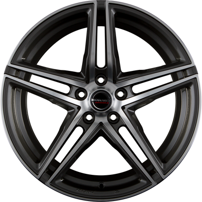 Borbet XRT Graphite Polished Alufelge 8x17 Zoll ET45 LK 5x114.3 ML72.5