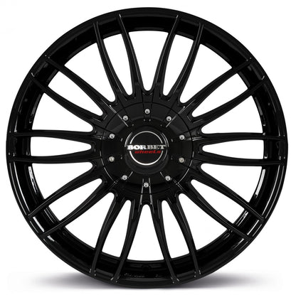 Borbet CW3 black glossy 9x21 ET40 - LK5/108 ML63.4