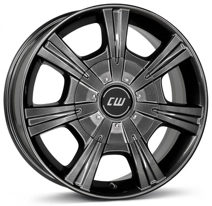 Borbet CH mistral anthracite glossy 7.5x17 ET63 - LK5/130 ML78.2