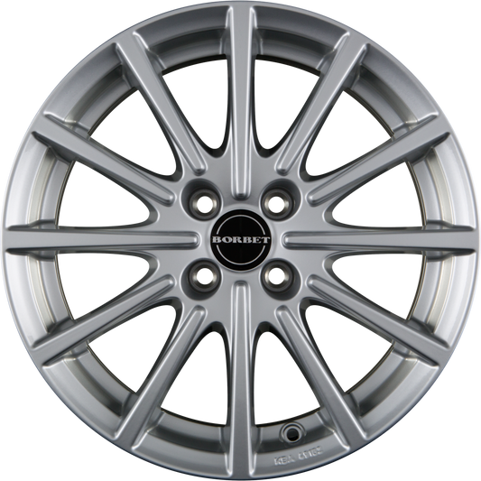 Borbet BL4 Brilliant Silver Alufelge 6.5x15 Zoll ET45 LK 4x100 ML64
