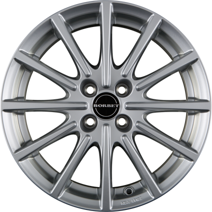 Borbet BL4 Brilliant Silver Alufelge 6.5x15 Zoll ET45 LK 4x100 ML64