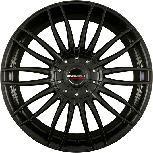 Borbet CW3 Black Glossy Alufelge 10.5x21 Zoll ET35 LK 5x120 ML72.5