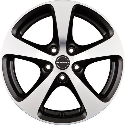Borbet CC black polished matt 8x17 ET45 - LK5/115 ML70.1