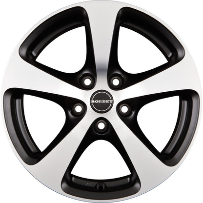 Borbet CC black polished matt 8x17 ET45 - LK5/115 ML70.1
