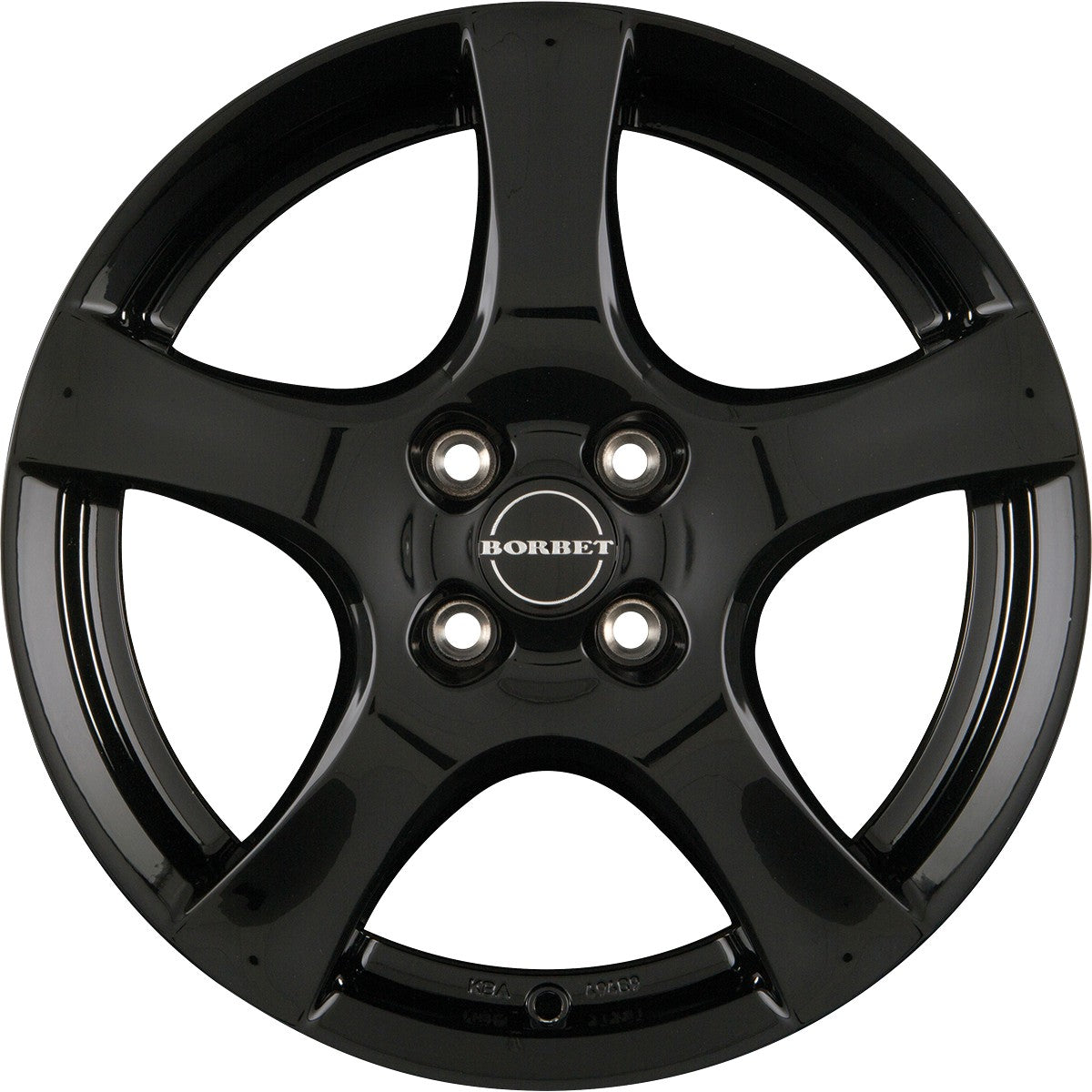 Borbet F black glossy 6.5x16 ET38 - LK4/100 ML64