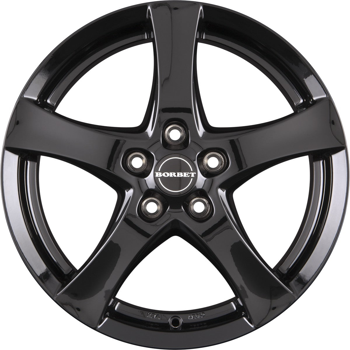 Borbet F black glossy 6.5x16 ET45 - LK4/100 ML64