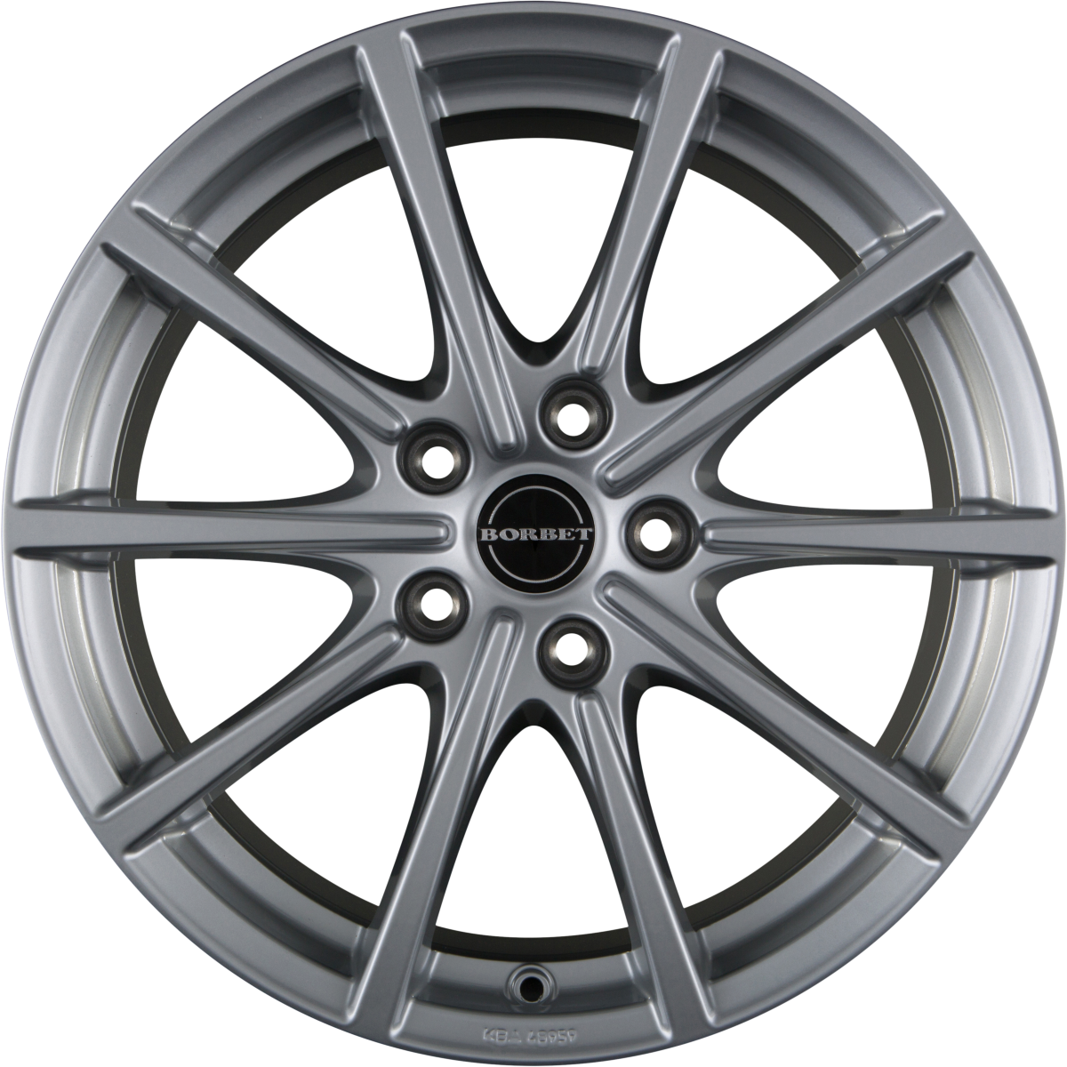Borbet BL5 Brilliant Silver Alufelge 8x17 Zoll ET40 LK 5x114.3 ML72.5
