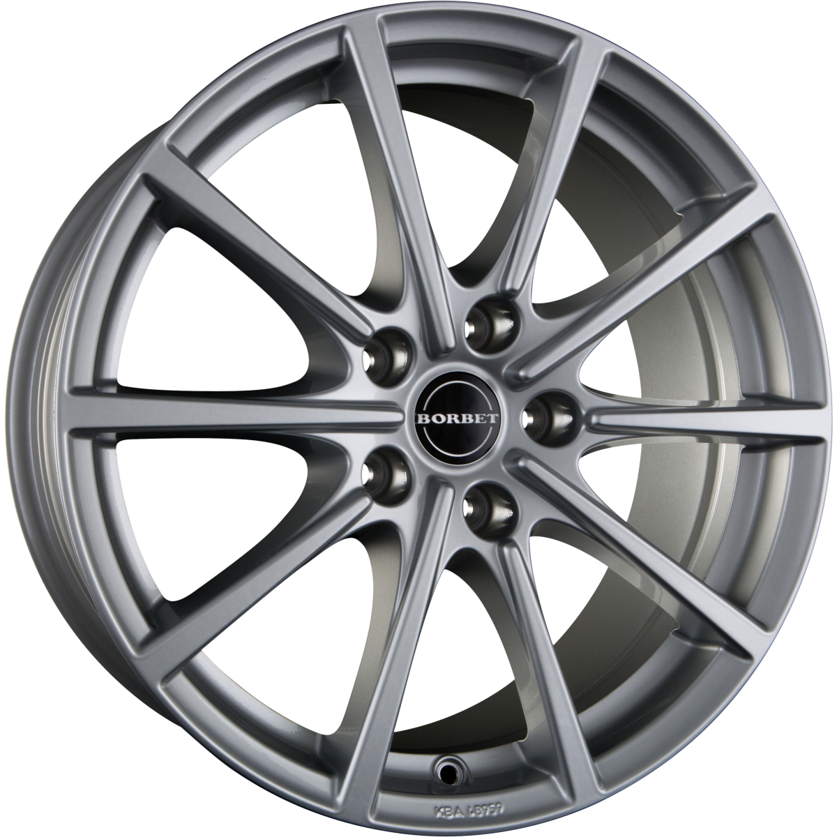 Borbet BL5 Brilliant Silver Alufelge 8x17 Zoll ET40 LK 5x114.3 ML72.5 – Bild 2