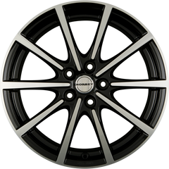 Borbet BL5 Black Polished Glossy Alufelge 8x17 Zoll ET48 LK 5x114.3 ML72.5
