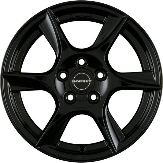 Borbet TL Black Glossy Alufelge 7x16 Zoll ET39 LK 5x112 ML66.6