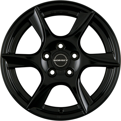 Borbet TL Black Glossy Alufelge 7x16 Zoll ET39 LK 5x112 ML66.6